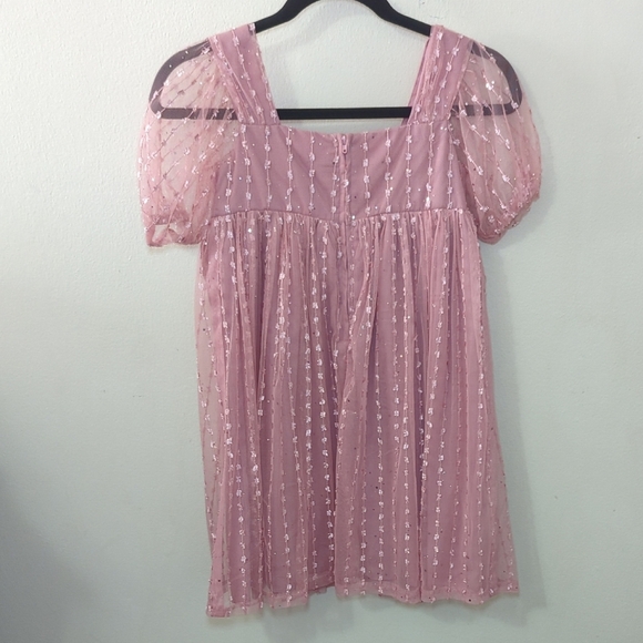 Wonder Nation Special Occasion Dress in Rose Herb Tulle NEW Girls Size 8 - Picture 7 of 8